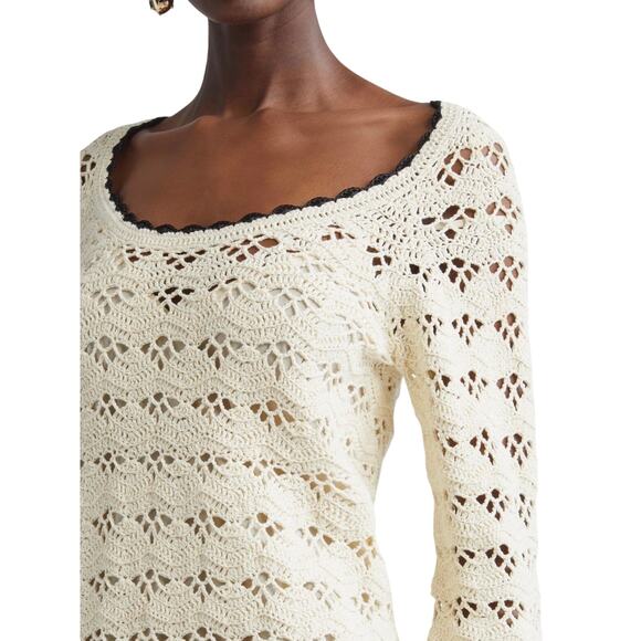 Zimmermann Dresses & Skirts - Zimmerman crochet cotton minidress